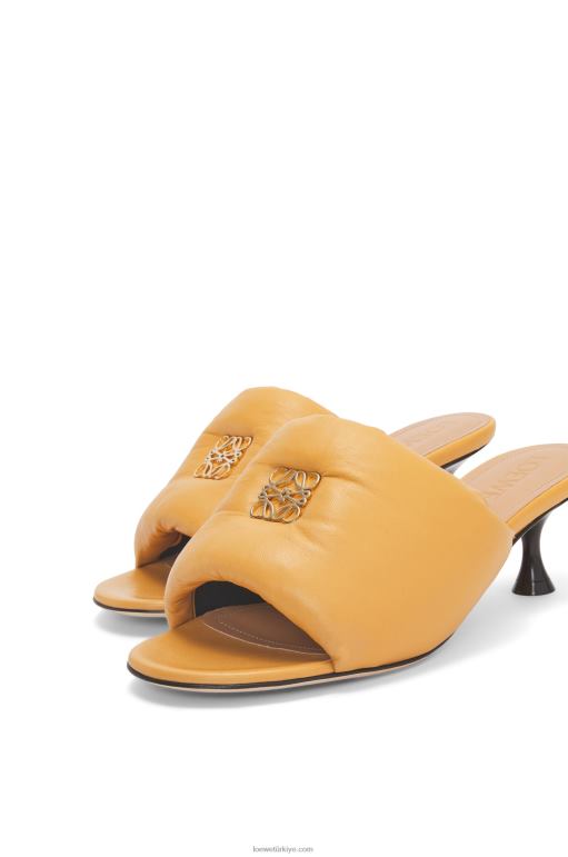 Loewe anagram kuzu postu yastıklı katır 02600753 kadınlar çöl