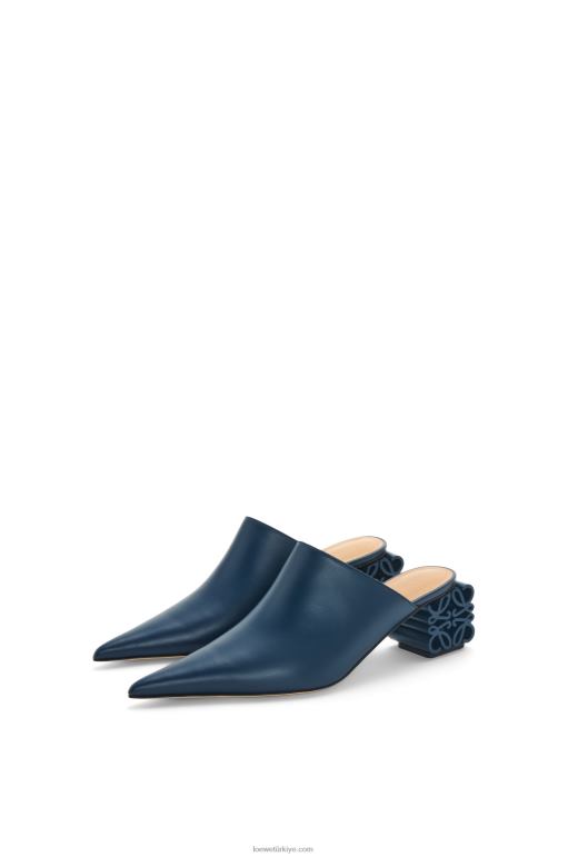 Loewe dana derisinde anagram topuk katırı 02600763 kadınlar mavi