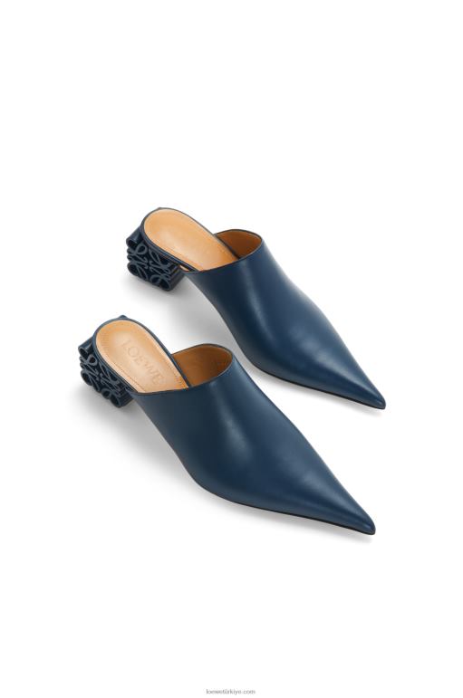 Loewe dana derisinde anagram topuk katırı 02600763 kadınlar mavi
