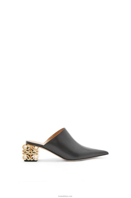 Loewe dana derisinde anagram topuk katırı 02600764 kadınlar siyah