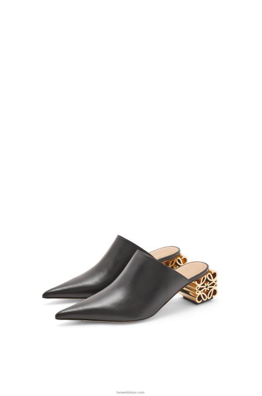 Loewe dana derisinde anagram topuk katırı 02600764 kadınlar siyah