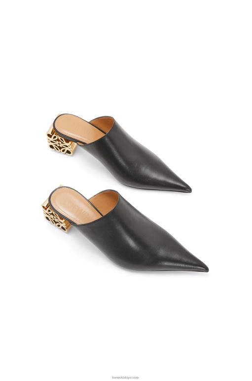 Loewe dana derisinde anagram topuk katırı 02600764 kadınlar siyah