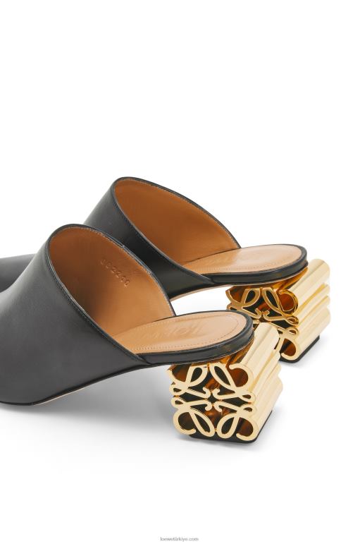Loewe dana derisinde anagram topuk katırı 02600764 kadınlar siyah