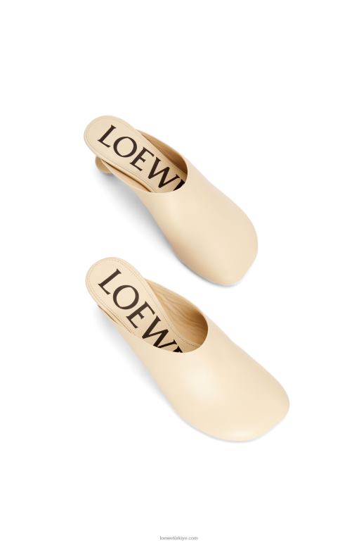Loewe keçi derisinden oyuncak katır 02600725 kadınlar yulaf sütü
