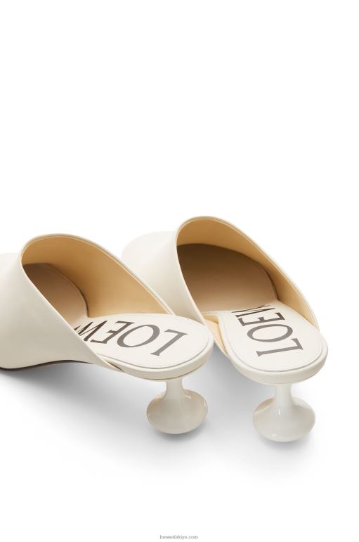 Loewe keçi derisinden oyuncak katır 02600737 kadınlar beyaz