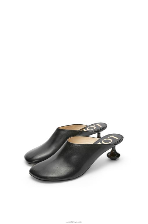 Loewe keçi derisinden oyuncak katır 02600739 kadınlar siyah