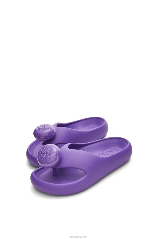 Loewe köpük slayt 02600718 kadınlar mor