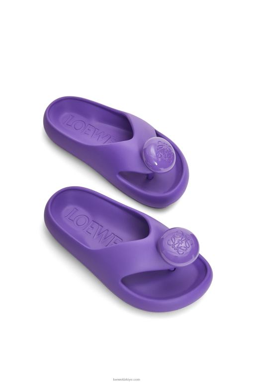 Loewe köpük slayt 02600718 kadınlar mor