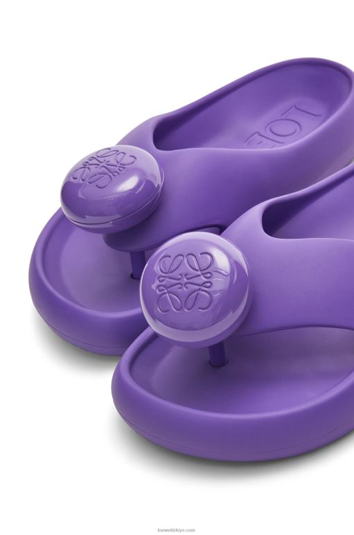 Loewe köpük slayt 02600718 kadınlar mor