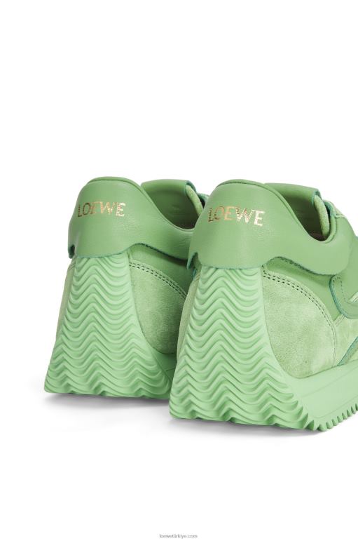 Loewe dana derisinde akış koşucusu 02600650 kadınlar nane