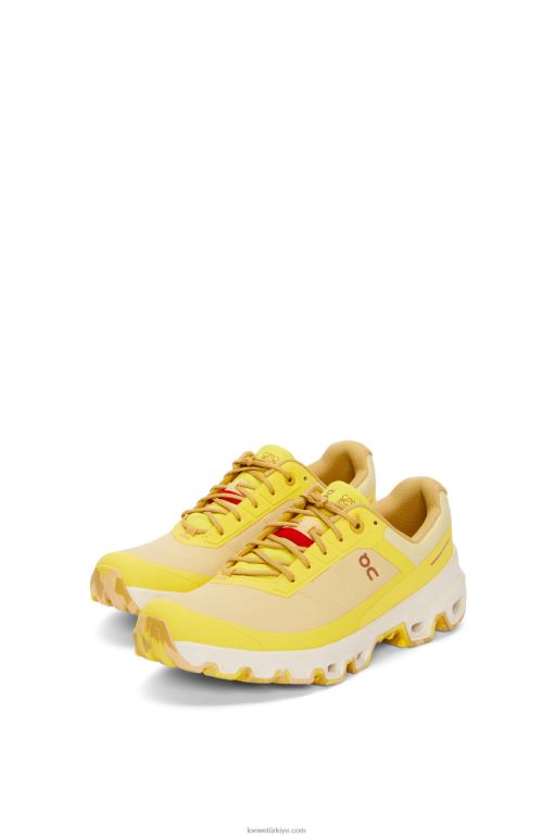 Loewe naylon cloudventure koşu ayakkabısı 02600634 kadınlar soluk sarı