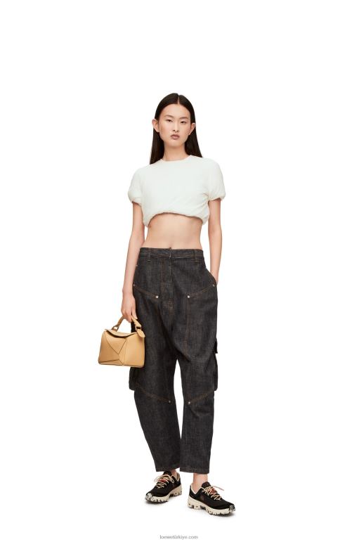 Loewe naylon cloudventure koşu ayakkabısı 02600636 kadınlar siyah