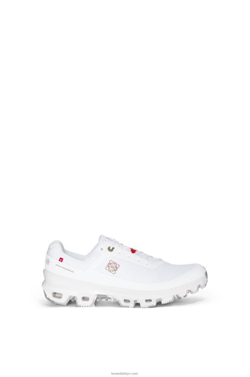 Loewe naylon cloudventure koşu ayakkabısı 02600638 kadınlar beyaz