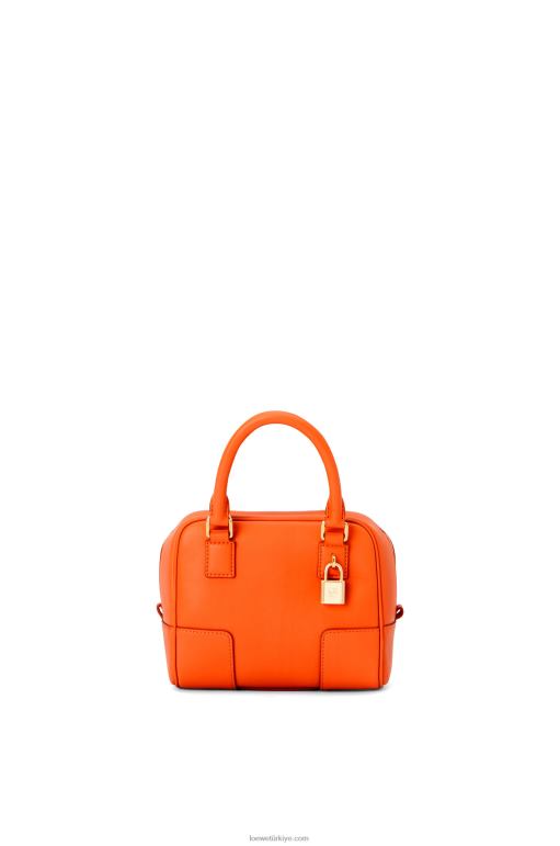 Loewe Nappa dana derisinden amazona 16 kare çanta 02600145 kadınlar turuncu