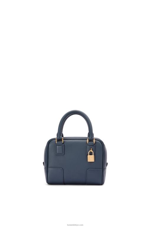 Loewe Nappa dana derisinden amazona 16 kare çanta 02600158 kadınlar oniks mavisi