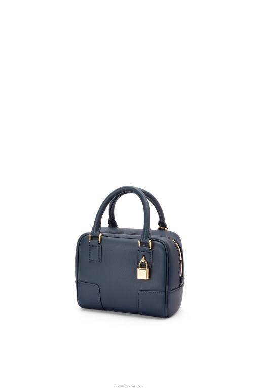 Loewe Nappa dana derisinden amazona 16 kare çanta 02600158 kadınlar oniks mavisi