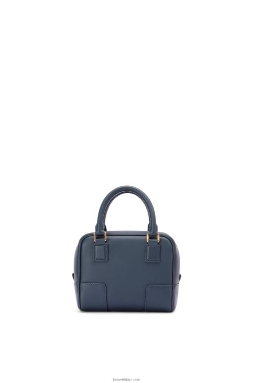 Loewe Nappa dana derisinden amazona 16 kare çanta 02600158 kadınlar oniks mavisi