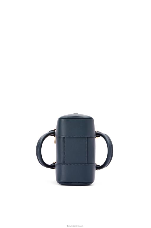 Loewe Nappa dana derisinden amazona 16 kare çanta 02600158 kadınlar oniks mavisi
