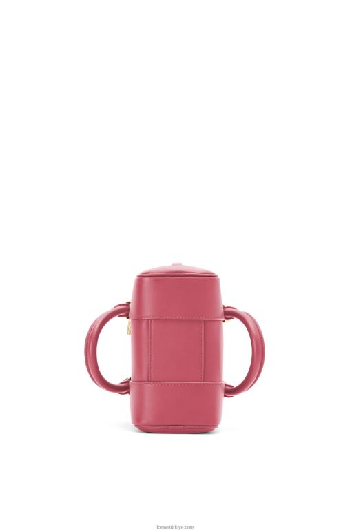 Loewe Nappa dana derisinden amazona 16 kare çanta 02600159 kadınlar erik gülü