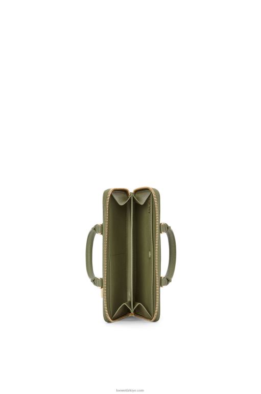 Loewe Nappa dana derisinden amazona kese 02600281 kadınlar avokado yeşili