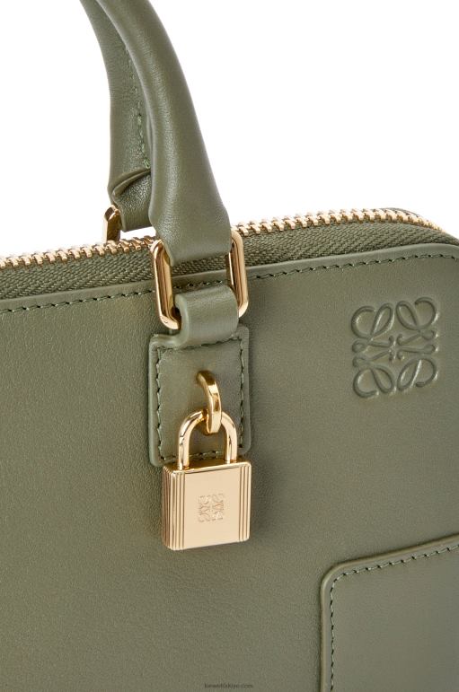 Loewe Nappa dana derisinden amazona kese 02600281 kadınlar avokado yeşili