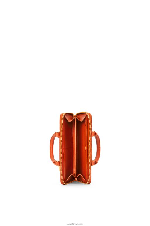 Loewe Nappa dana derisinden amazona kese 02600283 kadınlar turuncu