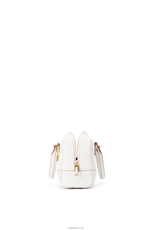 Loewe yumuşak damarlı dana derisinden amazona 23 çantası 02600151 kadınlar açık beyaz