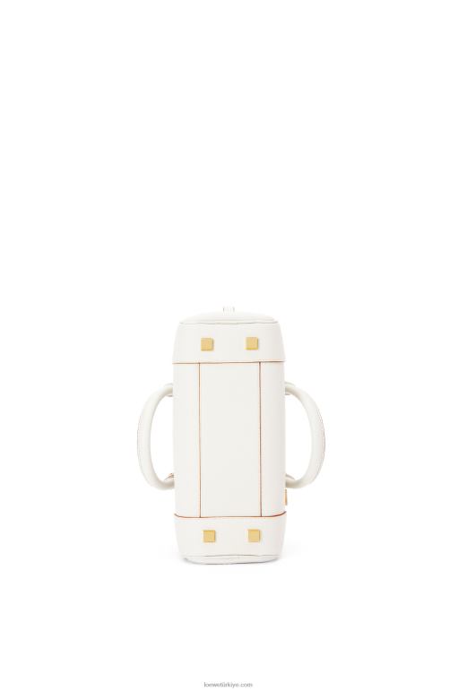 Loewe yumuşak damarlı dana derisinden amazona 23 çantası 02600151 kadınlar açık beyaz