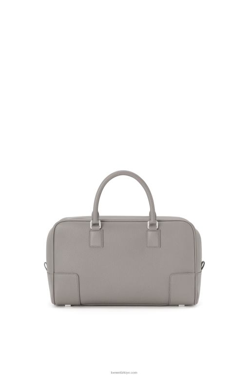 Loewe yumuşak damarlı dana derisinden amazona 28 çantası 02600134 kadınlar inci grisi