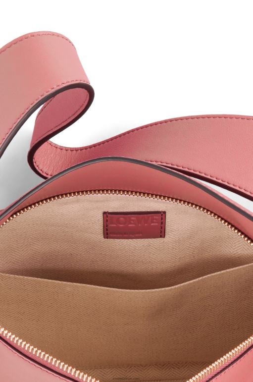 Loewe Nappa dana derisinden yapboz hobo çantası 02600437 kadınlar şeftali çiçeği