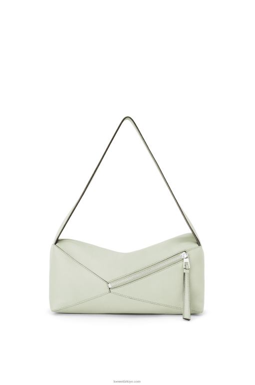 Loewe Nappa dana derisinden yapboz hobo çantası 02600457 kadınlar hafif seladonlar