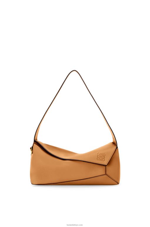Loewe Nappa dana derisinden yapboz hobo çantası 02600473 kadınlar sıcak çöl