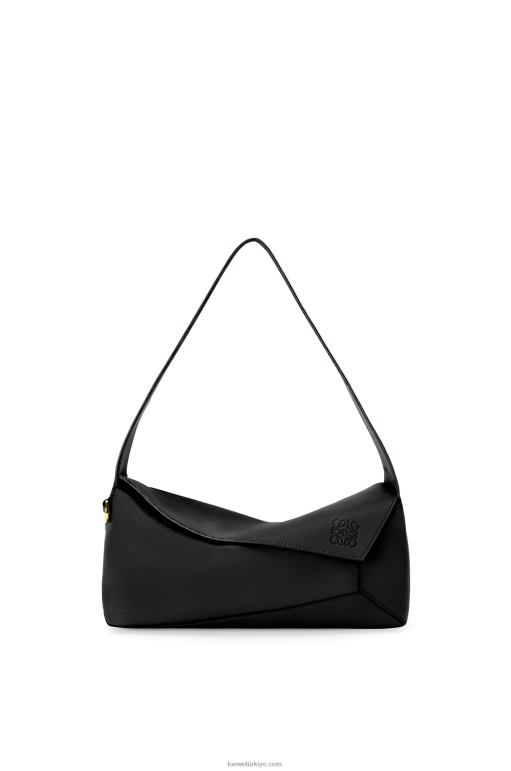 Loewe Nappa dana derisinden yapboz hobo çantası 02600513 kadınlar siyah
