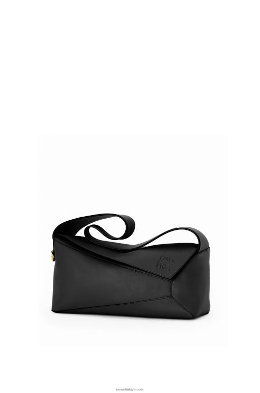 Loewe Nappa dana derisinden yapboz hobo çantası 02600513 kadınlar siyah