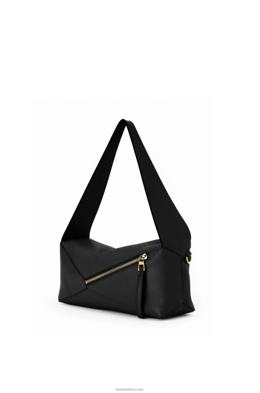 Loewe Nappa dana derisinden yapboz hobo çantası 02600513 kadınlar siyah