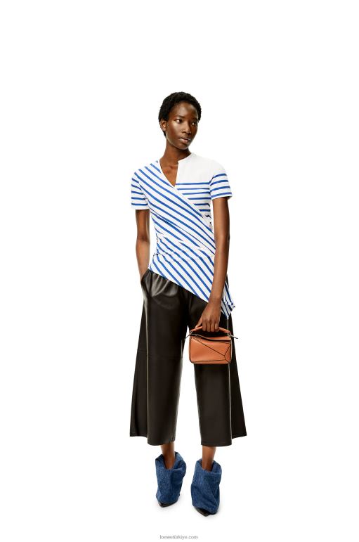 Loewe klasik dana derisinden mini yapboz çanta 02600214 kadınlar bronzlaşmak