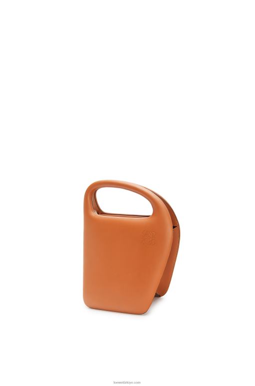Loewe doğal dana derisinden mimarlar d çantası 02600182 kadınlar bronzlaşmak