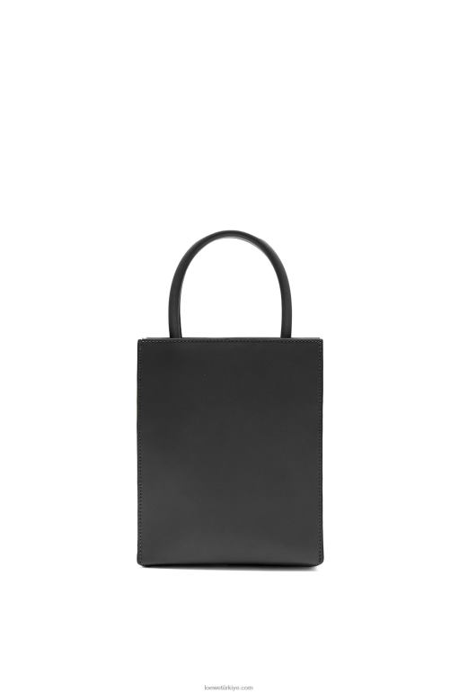 Loewe şık dana derisinden standart a5 çantası 02600118 kadınlar siyah