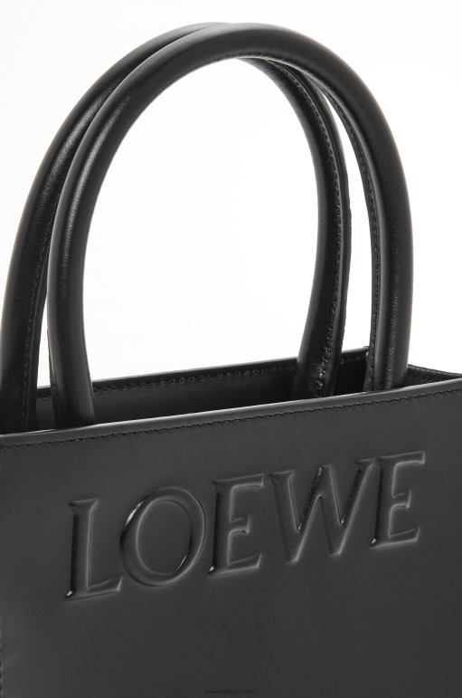 Loewe şık dana derisinden standart a5 çantası 02600118 kadınlar siyah