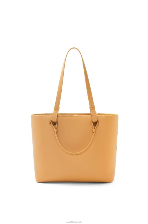 Loewe klasik dana derisinden küçük şişirilmiş anagram tote 02600123 kadınlar sıcak çöl