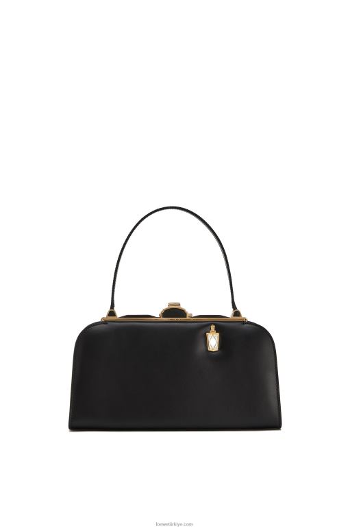 Loewe kutuda dana derisinden fener çantası 02600172 kadınlar siyah