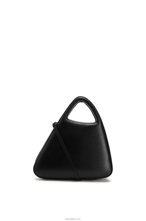 Loewe mimarlar doğal dana derisinden bir çanta 02600181 kadınlar siyah