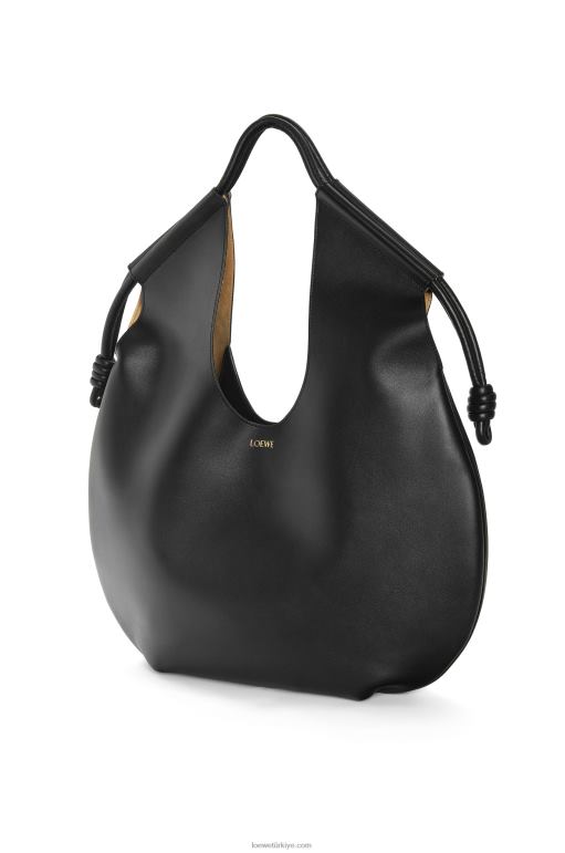 Loewe parlak napa dana derisinden paseo tote 02600132 kadınlar siyah