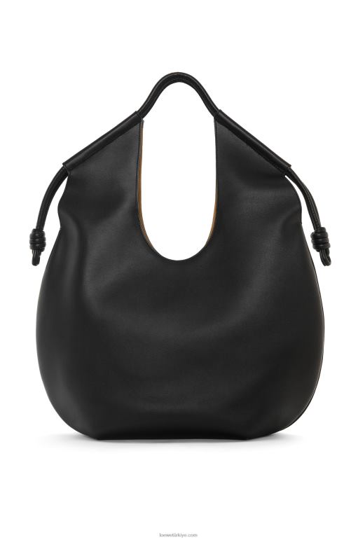 Loewe parlak napa dana derisinden paseo tote 02600132 kadınlar siyah