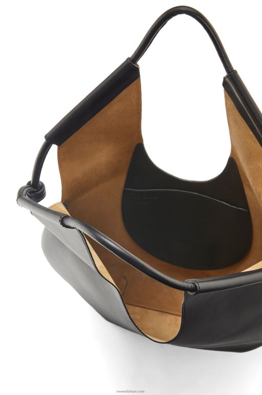 Loewe parlak napa dana derisinden paseo tote 02600132 kadınlar siyah