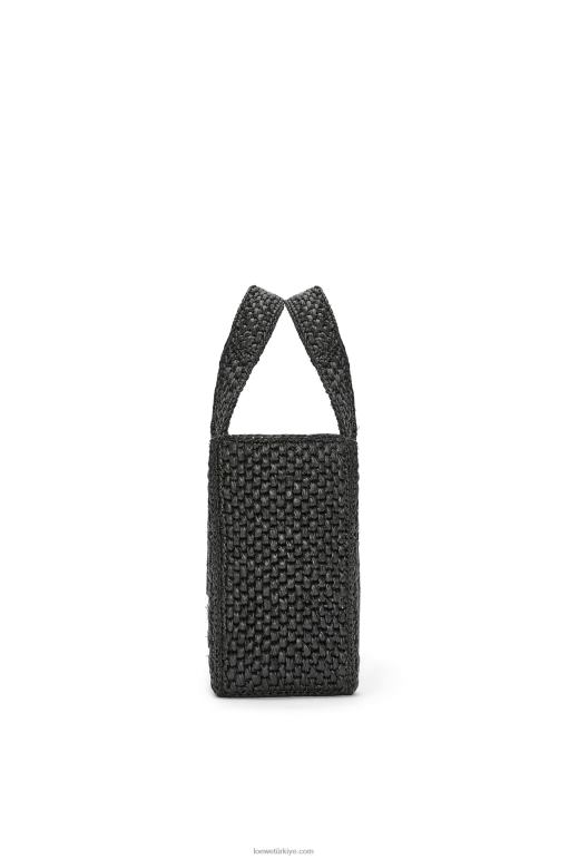 Loewe rafyadan küçük yazı tipi çanta 0260053 kadınlar siyah