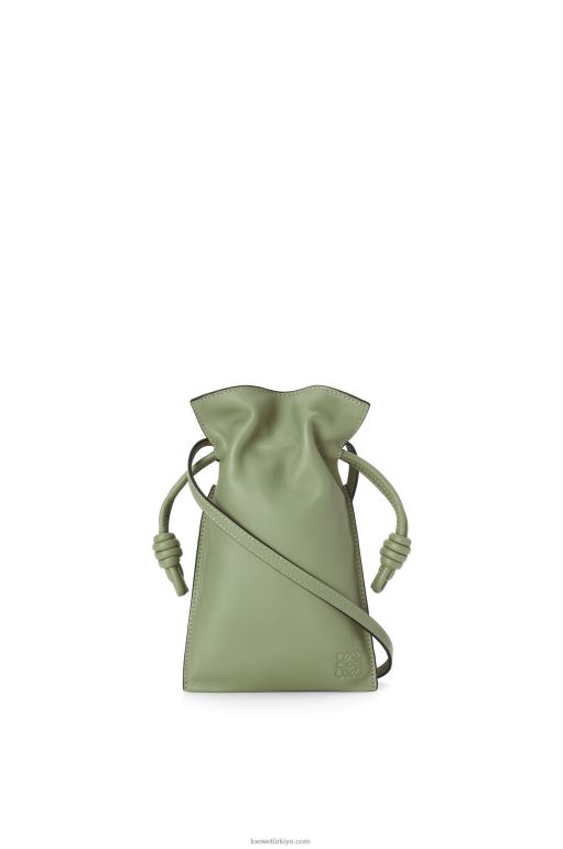 Loewe Nappa dana derisinde flamenko cebi 02600293 kadınlar biberiye