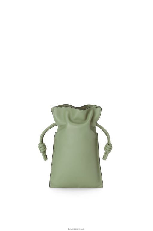 Loewe Nappa dana derisinde flamenko cebi 02600293 kadınlar biberiye