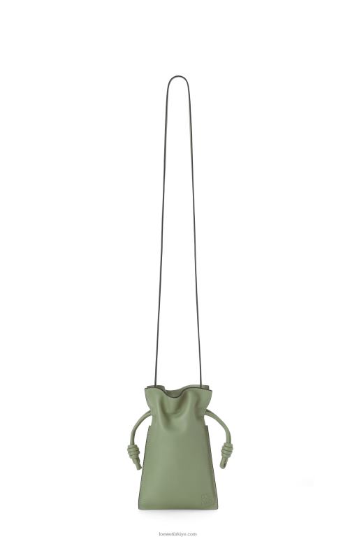 Loewe Nappa dana derisinde flamenko cebi 02600293 kadınlar biberiye