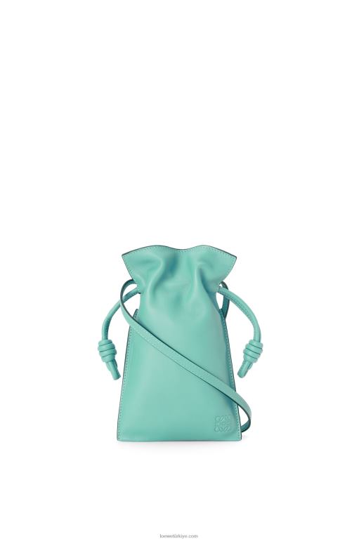 Loewe Nappa dana derisinde flamenko cebi 02600296 kadınlar taze nane